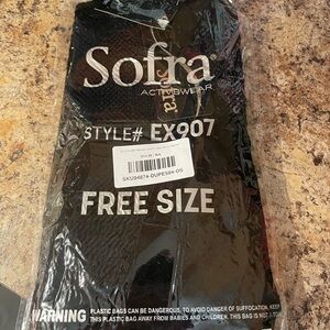 New legging Sofra brand, size OS and black in color